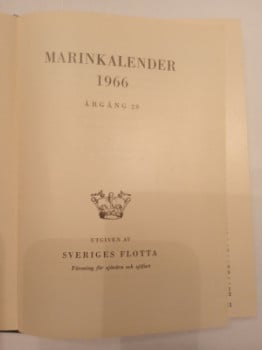 MARINKALENDER 1966