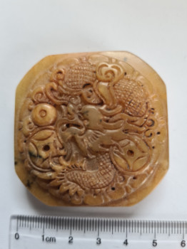 Chinese seal stamp in Jade / Kinesisk sigillstämpel i jade