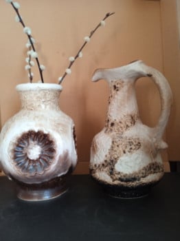 2 st vaser i keramik