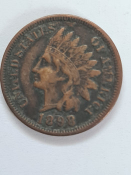 USA One Cent - Indian Head 1898